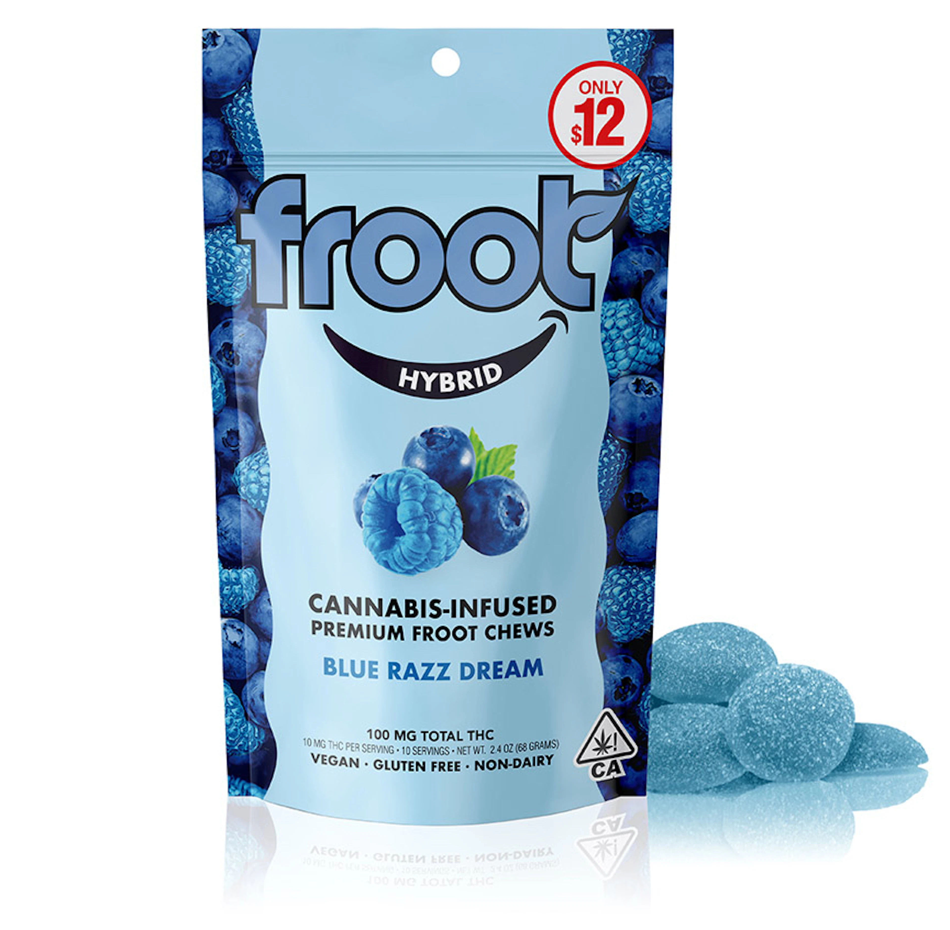 Froot Blue Razz Dream Gummies 100mg
