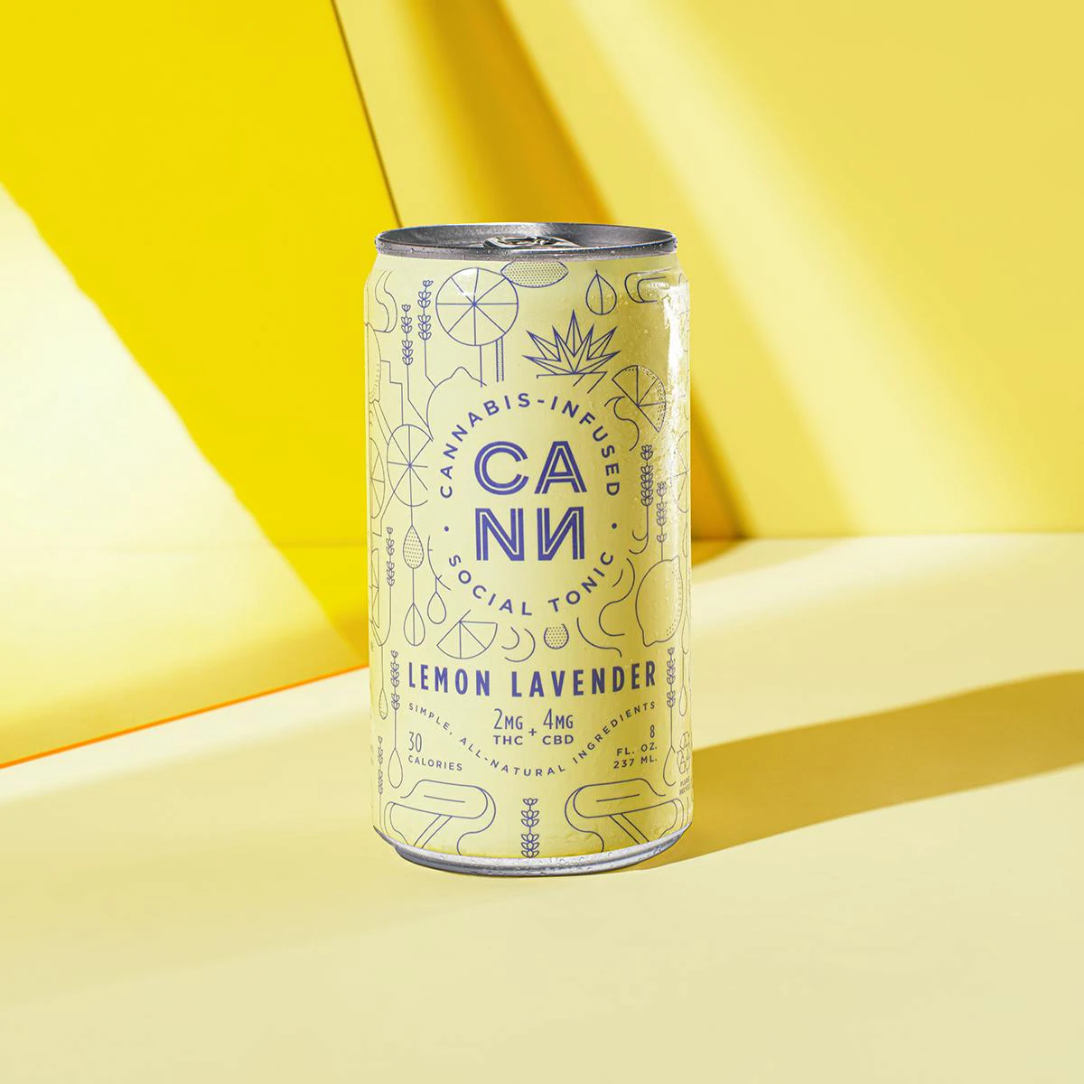 Cann - CANN - LEMON LAVENDER 2MG THC/4MG CBD - 6PK Main Image