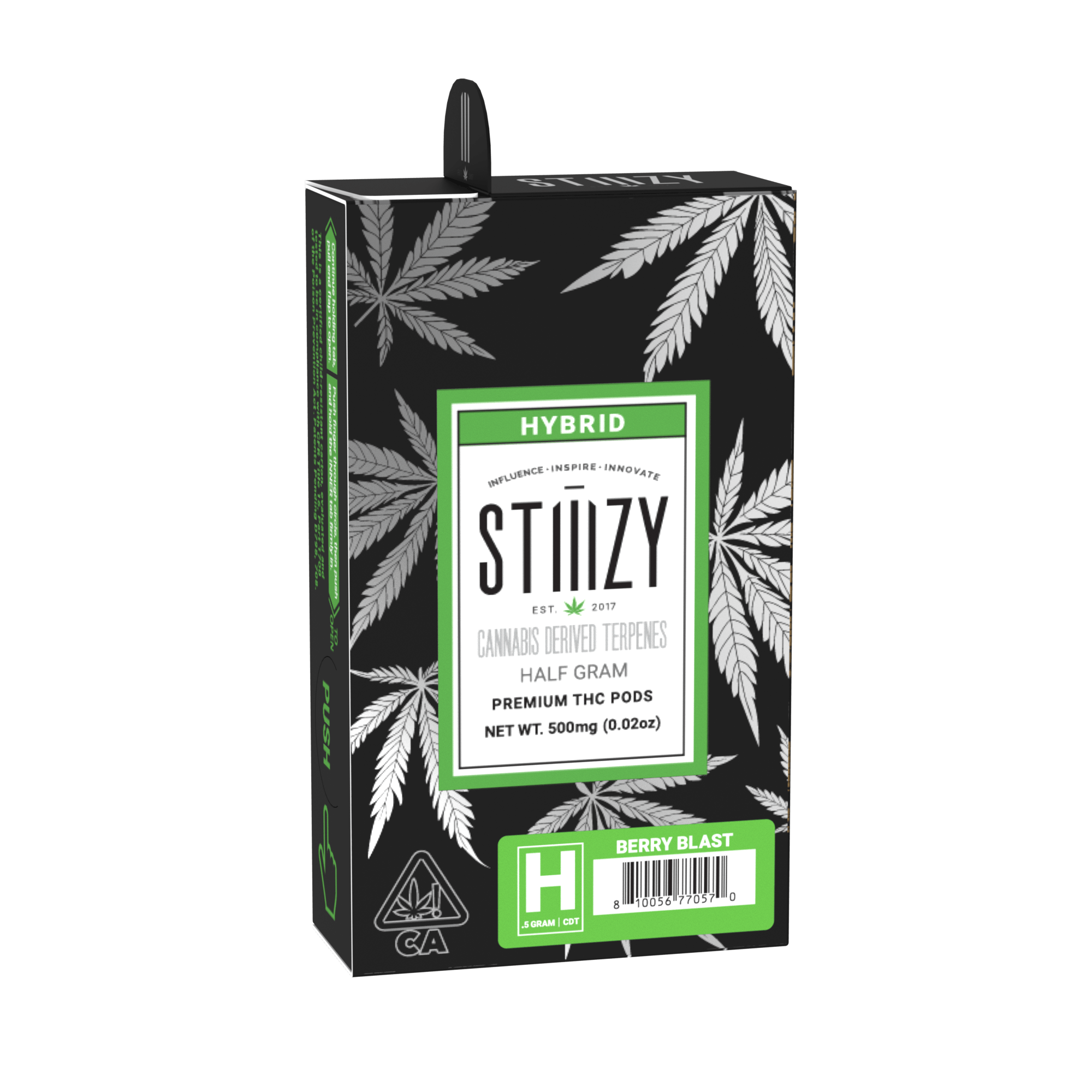 Stiiizy Berry Blast .5 CDT Cartridge Recreational Cannabis 420
