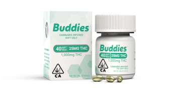 Buddies - 25mg THC Softgels - 40ct