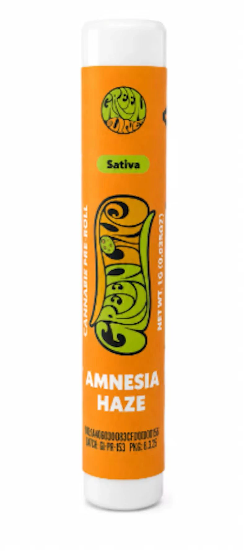 Greenline - Greenline Preroll 1g Amnesia Haze Main Image