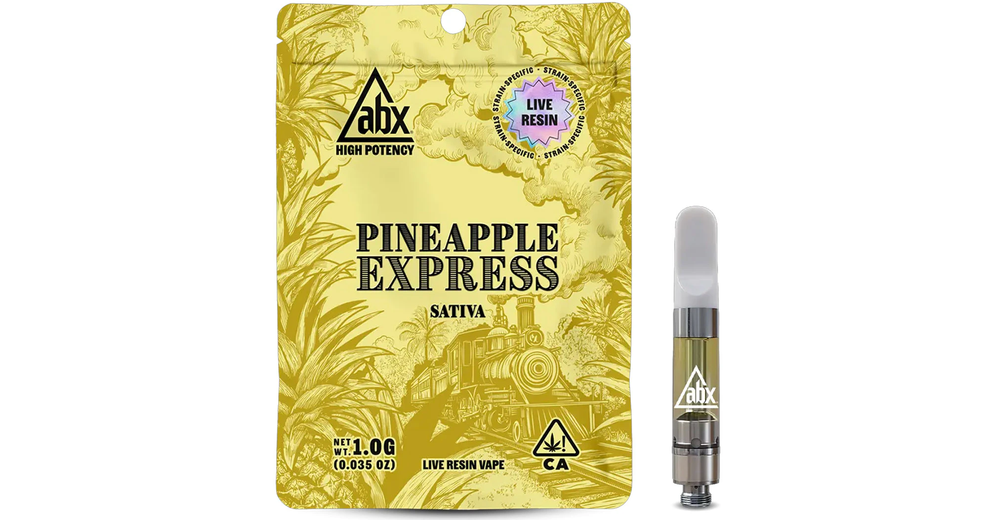ABX - ABX - Pineapple Express High Potency Cartridge - 1g Main Image