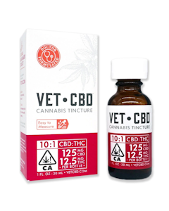 VET CBD - 10:1 Tincture - 1oz - CBD/THC