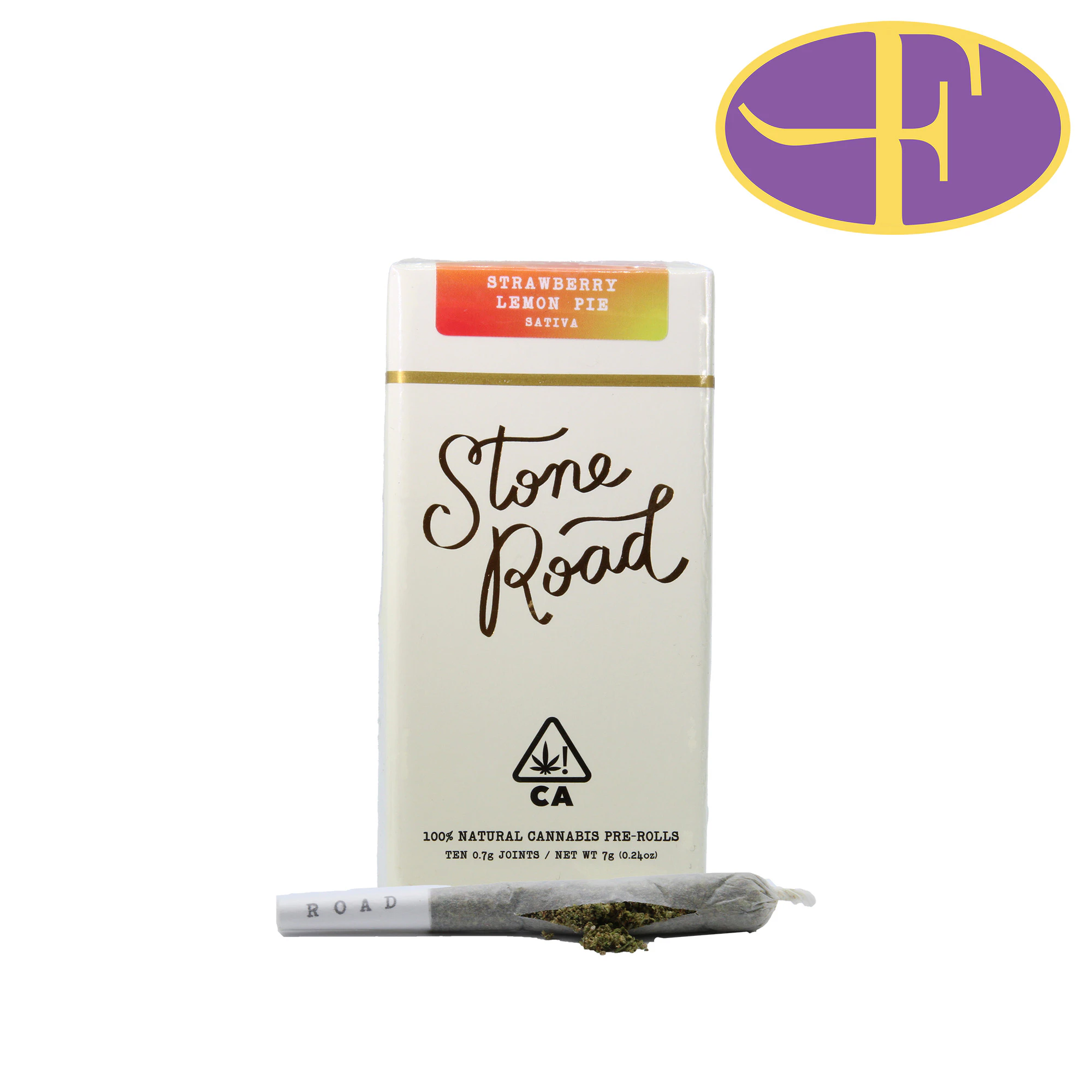 STONE ROAD - Strawberry Lemon Pie Pre-Roll Pack (10pk) Main Image
