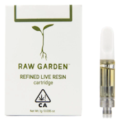 Raw Garden | Hazy Daze refined live resin cart 1g | 83.57% THC