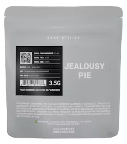 STIIIZY - STIIIZY - Light Grey - Jealousy Pie - 3.5g