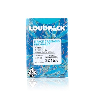LOUDPACK - LOUD PACK - Preroll - Grapeology - Private Reserve - 5-Pack - 2.5G