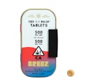 Breez - 1000mg - 50ct - Extra Strength Relief Tablets THC:CBD 1:1
