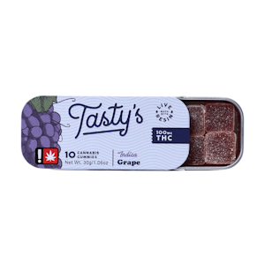 TASTY'S - Grape Gummies, 10 Pack