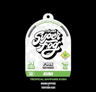 Super Fog - SUPER FOG | Tropical Sapphire Kush | 1G AIO