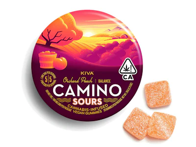 CAMINO - Camino Sours - 'Balance' Orchard Peach - 1:1 CBD/100mg THC Gummies