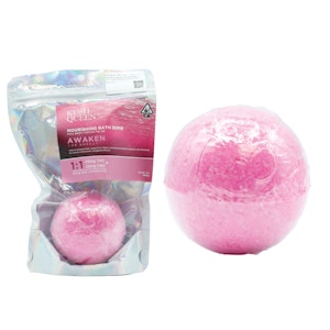 Kush Queen Bath Bomb - 50mg 1:1 THC:CBD Awaken Nourishing Bath Bomb - Kush Queen