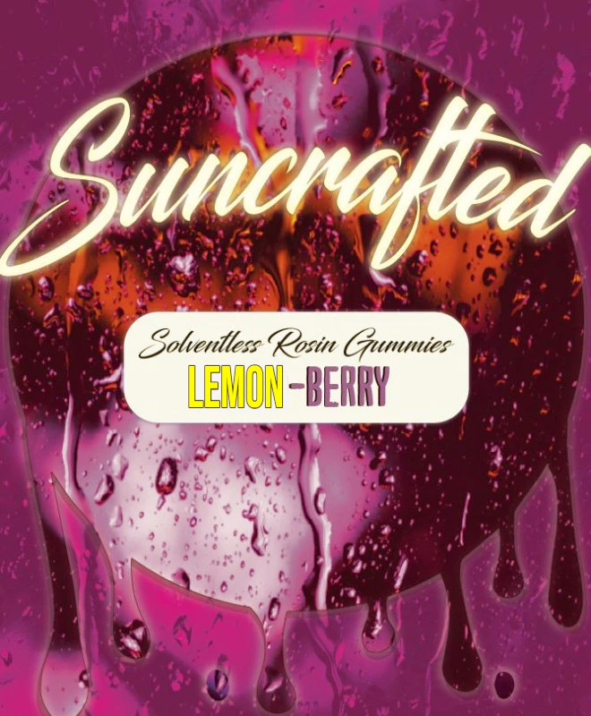 Suncrafted - Lemon Berry LR Gummies - 100mg - HHG Main Image