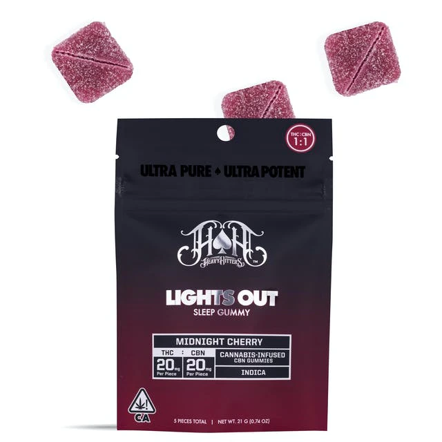 Heavy Hitters - Heavy Hitters - Raspberry Cough Escape - Gummies - 10pk - 100mg THC/ 100mg CBC Main Image