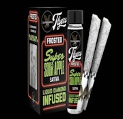 [Claybourne Co.] Frosted Flyers 5 Pack Prerolls - 2.5g - Super Sour Apple (S)