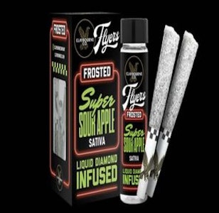 CLAYBOURNE CO. - [Claybourne Co.] Frosted Flyers 5 Pack Prerolls - 2.5g - Super Sour Apple (S)