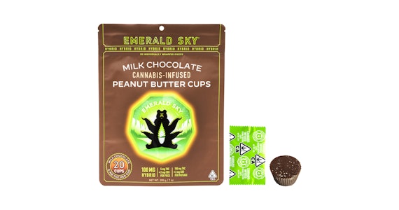 Emerald Sky - Emerald Sky - Hybrid 5mg Milk Chocolate Peanut Butter Cups - 20ct