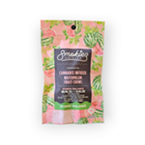 Argent NM Ventures Inc. - Smokiez - Watermelon Fruit Chews - Hybrid (10pcs / 100mg THC / 10mg CBD)