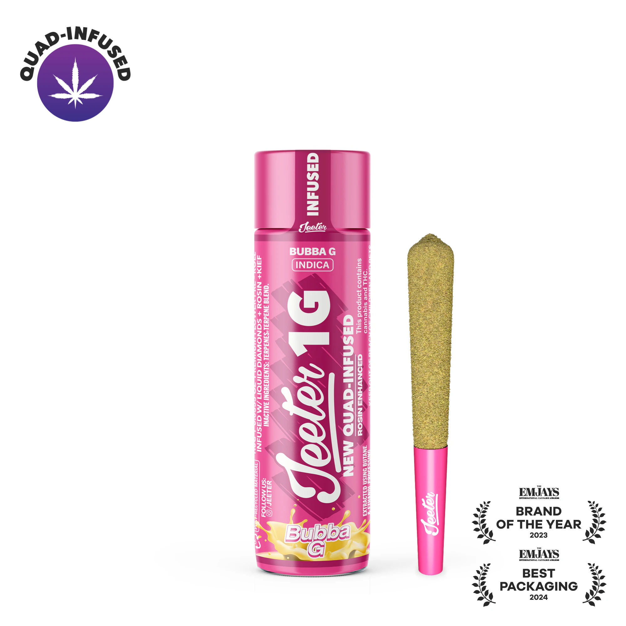 Jeeter - Jeeter | Bubba G | Infused Preroll | 1g Main Image