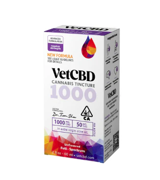 VETCBD - VET CBD |1000mg CBD : 50mg THC | Regular Strength CBD Tincture | 2oz Main Image