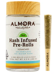 ALMORA FARMS - Almora Farm - Strawberry Haze - 5pk 0.5g Hash Infused Pre-Rolls