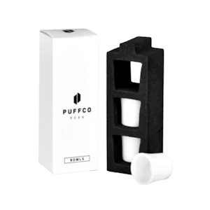 Puffco - Replacement Puffco Peak Ceramic Bowl Insert (3- Pack)