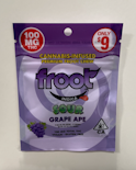 Froot Single Gummy 100mg Sour Grape 