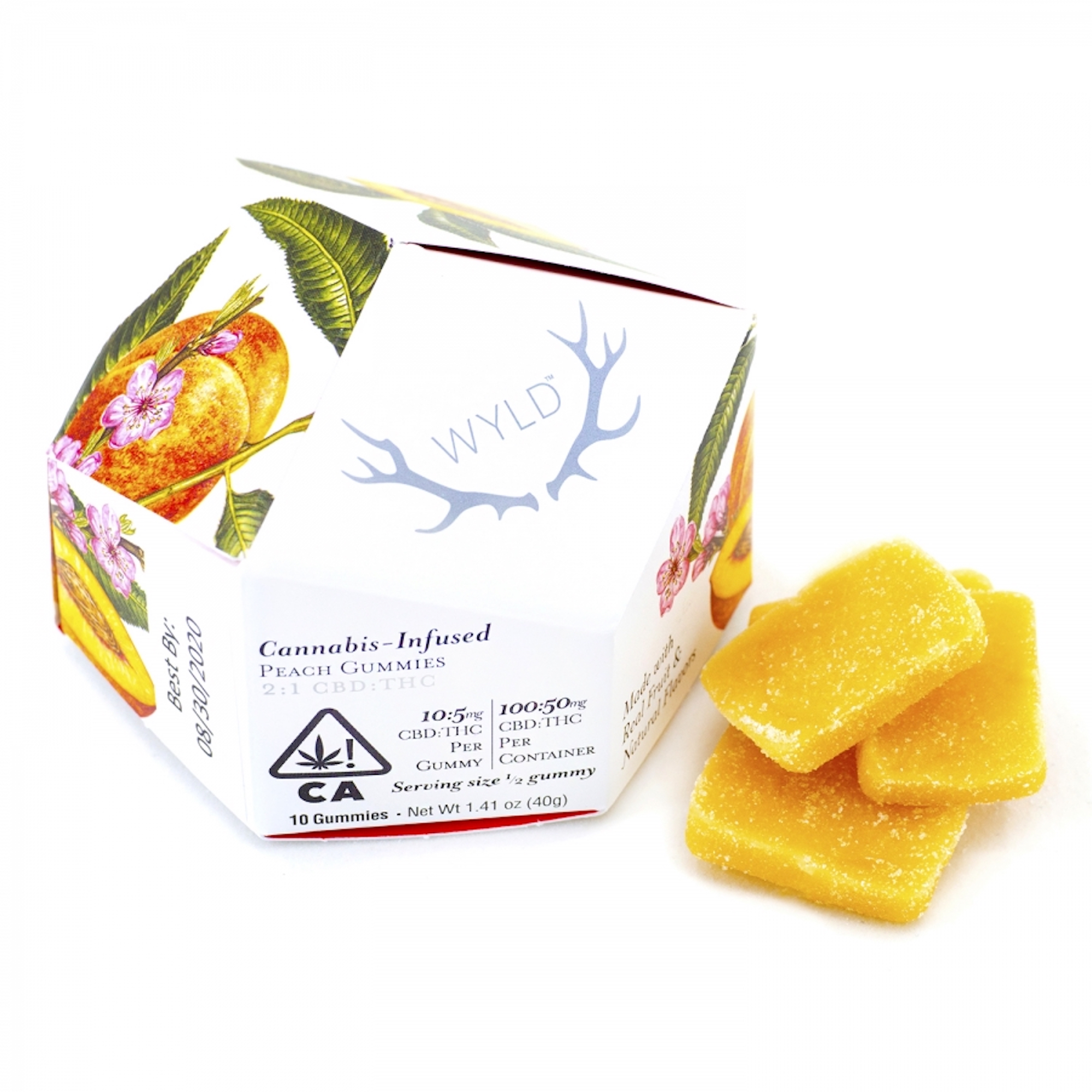 WYLD - Peach Gummies 2:1 100mg