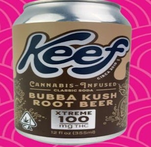 KEEF - [Keef] THC Can Soda - 100mg - Bubba Kush Root Beer (H)