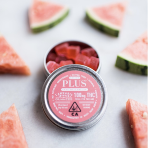 Sour Watermelon Gummies - Uplift - Plus Products