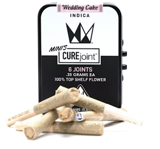 WEST COAST CURE - West Coast Cure - Wedding Cake - 6pk Mini PreRolls