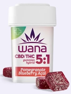 WANA - Wana Classics | Pomegranate Blueberry Açaí 5:1 | 20pk/100mg Soft Chews