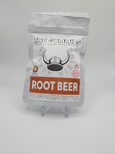 Root Beer - 100mg THC Gummies - Mighty Viking