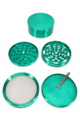 SPS | 4-Part Zinc Alloy Grinder | 100mm | Green