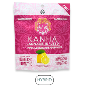 KANHA - Kanha - Pink Lemonade 1:1 - Gummies - 10pk