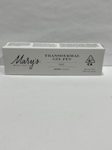 MARY'S MEDICINALS - THC Transdermal 200mg Gel Pen - Mary's Medicinal