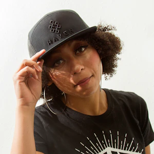 Haven - Haven - Main Collection - Black on Black Panel Hat