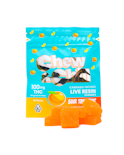 Chew & Chill Sour Tangerine Live Resin Gummies 100mg
