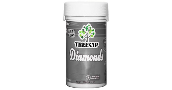 TREESAP - TreeSap - Chilled Cherries Diamond Infused Pre-Rolls - 7ct