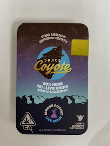 Space Coyote - RS-11 2.5g 5pk Live Resin Pre-Rolls - Space Coyote