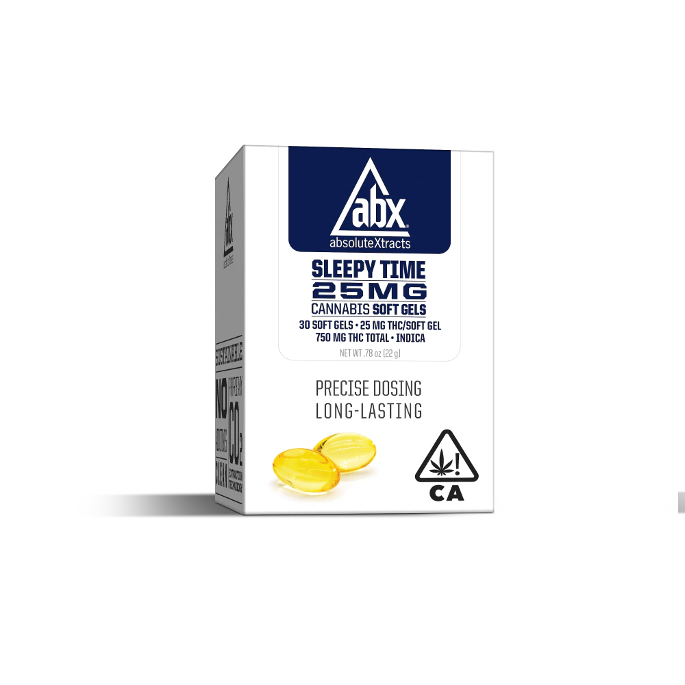 ABX / absoluteXtracts - Sleepytime Softgels - 25mg x 30 capsules - ABX Main Image