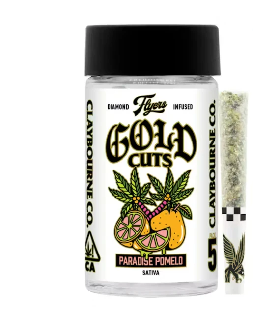 Claybourne Co. - [Claybourne] Infused Preroll 5 Pack - 2.5g - Paradise Pomelo (S) Main Image