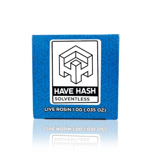 HAVE HASH - HAVE HASH - Concentrate - Amarelo - Tier 2 - Cold Cure Live Rosin - 1G