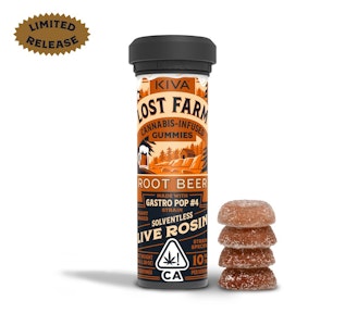 LOST FARM - Root Beer (Live Rosin Infused) Gummies - 100mg (IH) - Lost Farms
