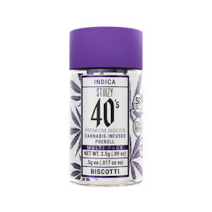 STIIIZY - STIIIZY | 40'S Multi pack | Infused Pre-Roll | King Louis XIII | 2.5g