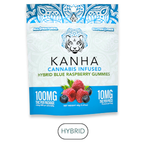 KANHA - Kanha - Classic - Blue Raspberry - Gummies - 10pk - 100mg