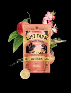 LOST FARM - Lost Farm | Juicy Peach x 'Mimosa' Gummies | 100MG