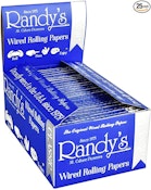 Randy's Silver Wired Rolling Papers - 1 1/4"