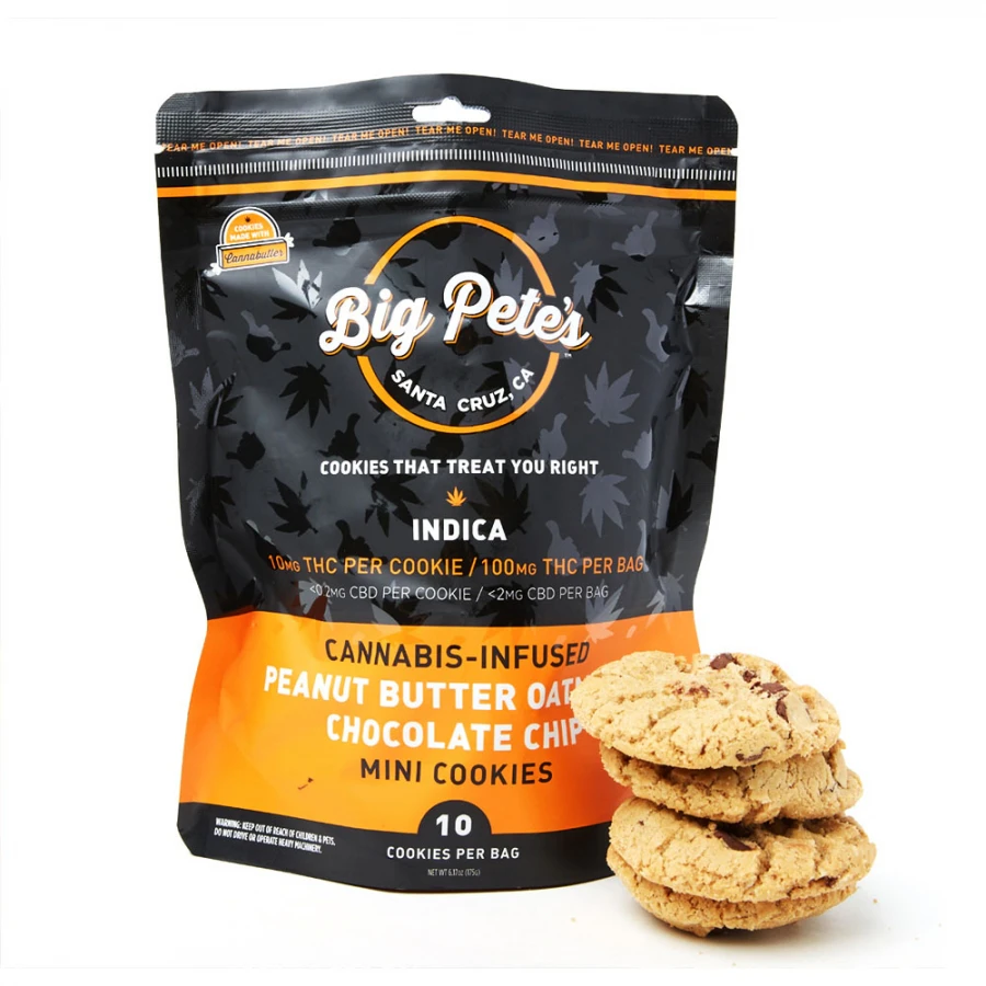 Big Pete's Treats - Big Pete's - 10pk 100mg - Peanut Butter Indica Main Image