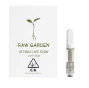 Berry Nova 1:1 CBD:THC 1g Refined Live Resin Cart - Raw Garden